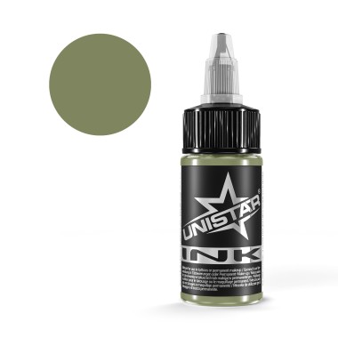 Soft Pale Green - UNISTAR INK - 30 ml - Colore Tattoo REACH 2