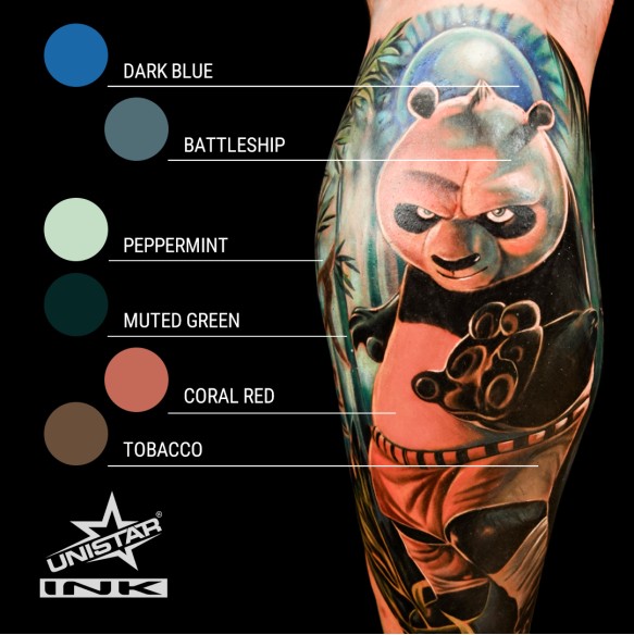 Tobacco Brown - UNISTAR INK - 30 ml - Colore Tattoo REACH