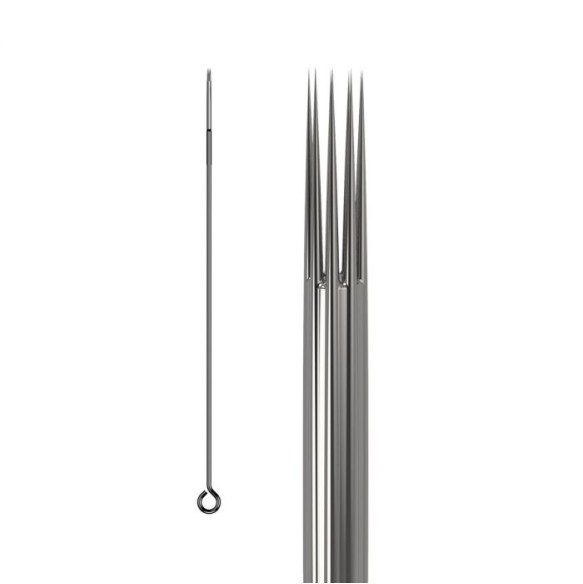 09 RS (Round Shader) 0,30 mm Long Taper - Aghi Tradizionali Tattoo Dormouse - 50 pz