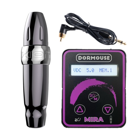 Kit Xion S + Dormouse Mira Power Supply + Cavo - Kit Dermografo PMU